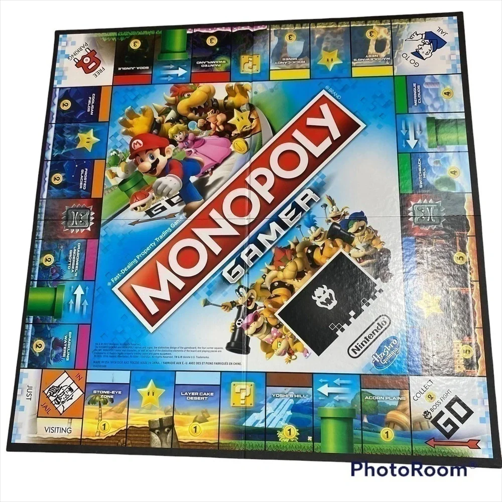 Monopoly Nintendo Gamer Board Game Mario Cart
